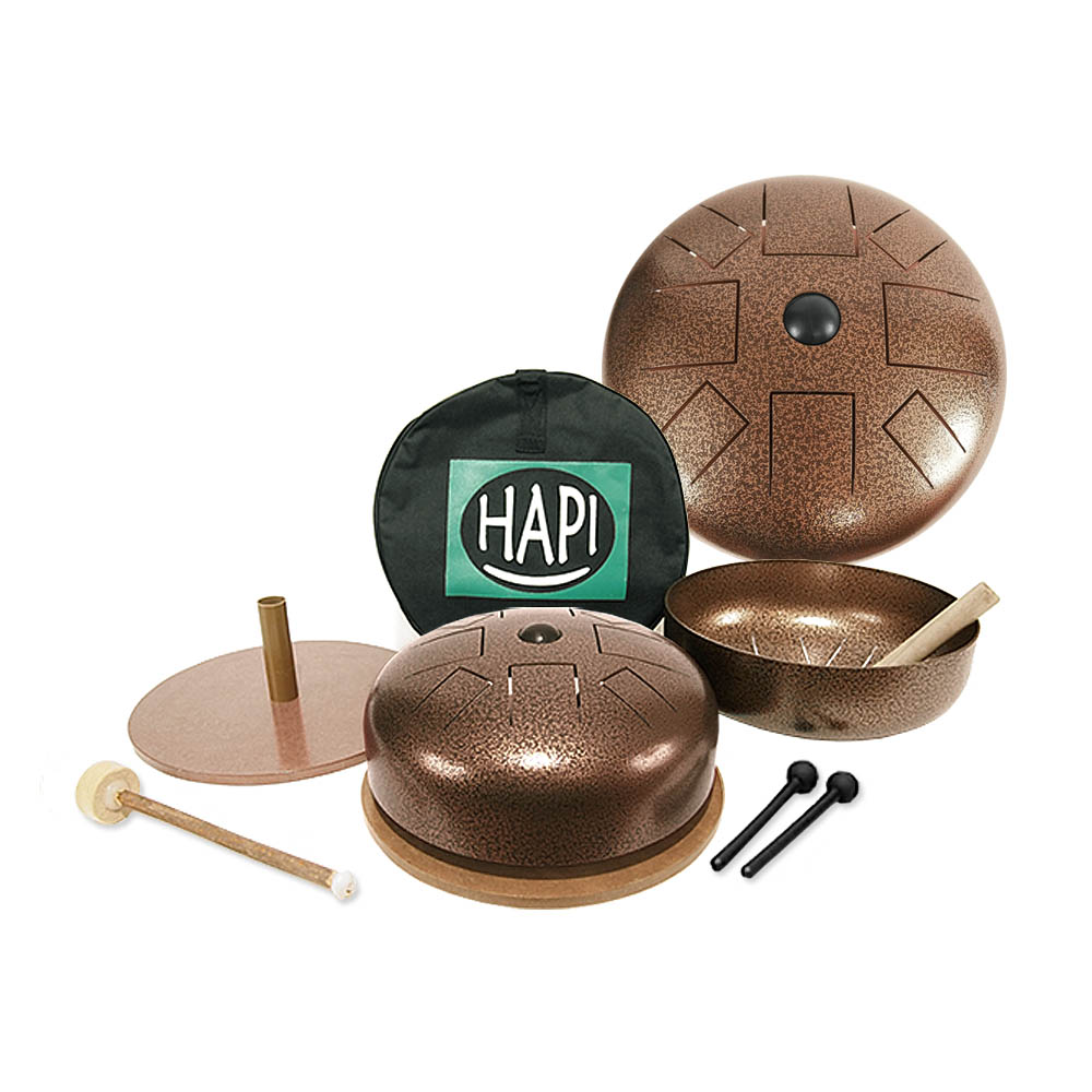 HAPI Bell Singing Bowl Tongue Drum in one