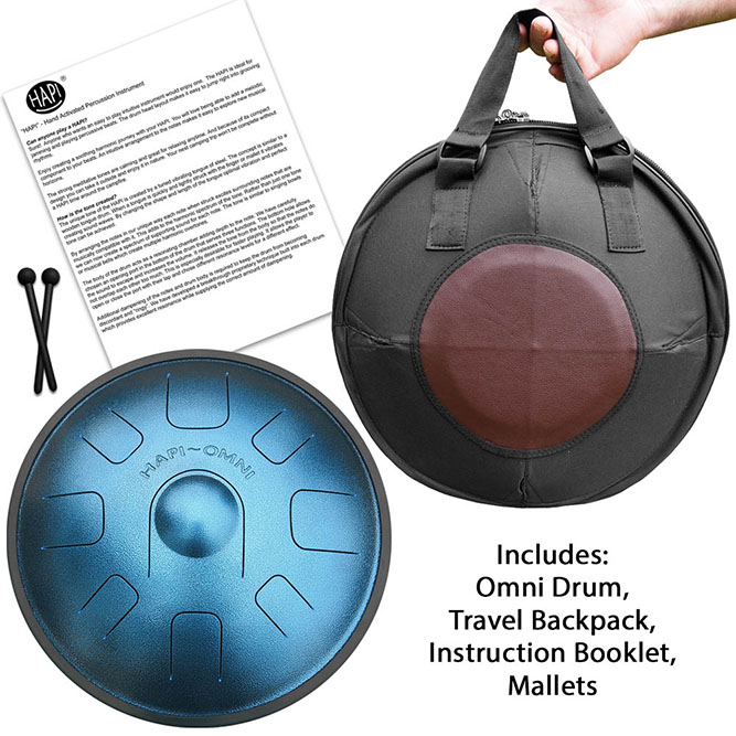 HAPI Drum Steel Tongue Drum Percussion Omni Accessories